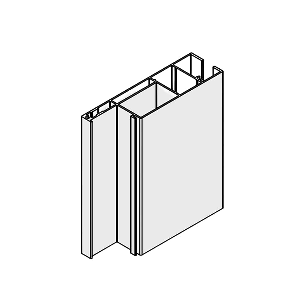 Portos Raffstore Weiß / 100cm Portos Raffstore Alu Führungsschienenadapter FBR-010