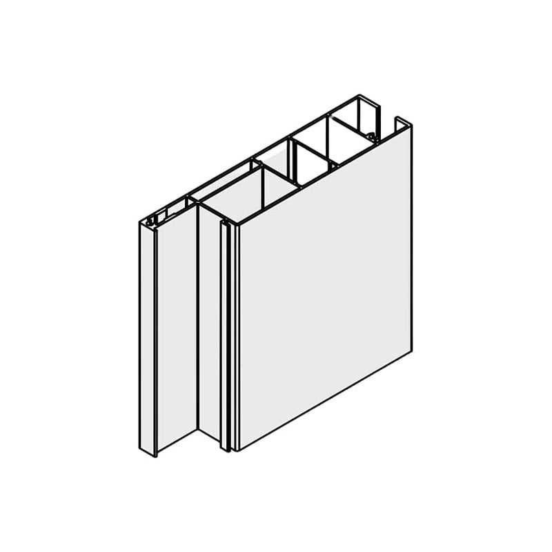 Portos Raffstore Weiß / 100cm Portos Raffstore Alu Führungsschienenadapter mit Abstandhalter FBR-020