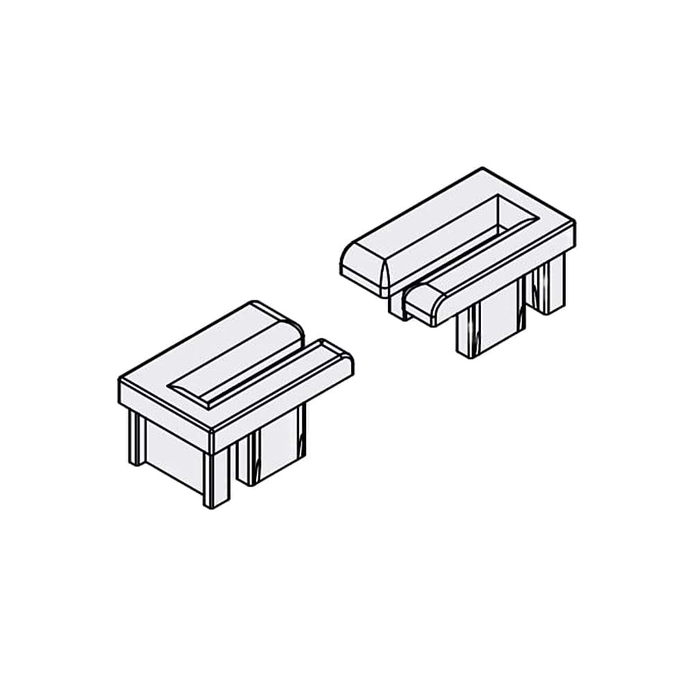 Portos Raffstore Weiß Portos Raffstore Einlauftrichter F-FBD-050