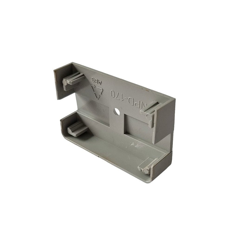 Portos Rolladen Grau Portos Endkappe für Doppelführungsschiene NPD-170