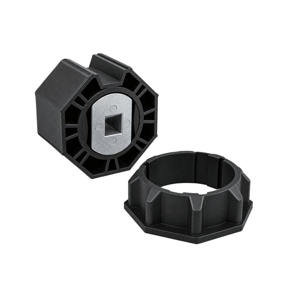 Portos Rolladen Portos Adapter und Mitnehmer für Antriebe BD (mit Hinderniserkennung) SW60