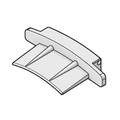 Portos Rolladen Portos Arretierung für ALU ausgechäumt Rollladenpanzer PA37 Riegel