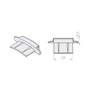 Portos Rolladen Portos Arretierung für ALU ausgechäumt Rollladenpanzer PA39 Riegel