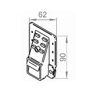 Portos Rolladen Portos Kastengurtführung 23mm mit Rand und Bürste K-PT23