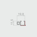 Portos Rolladen Portos Kastenprofil Verbinder für Außenjalousie F-NPS-140