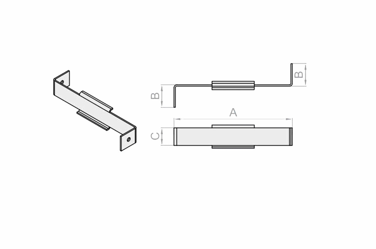 Portos Rolladen Portos Montagehalter System IT2000 137-20 mm