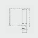 Portos Rolladen Portos Rolladenkasten Seitenhalterung 361mm NPT-040