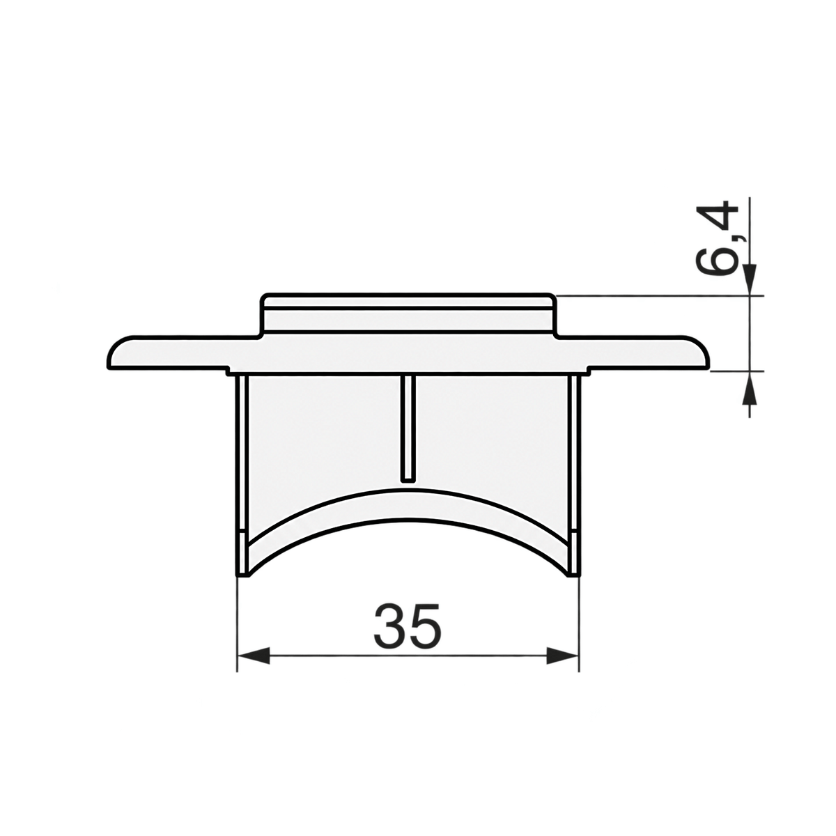 Portos Rolladen Portos Seitliche Arretierung für Rollladenpanzer APA 45-R
