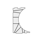 Portos Rolladen Portos TP1000K Styroporeinsatz für Seitenblende 220 NPW-100