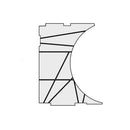 Portos Rolladen Portos TP1000K Styroporeinsatz für Seitenblende NPW-140