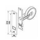 Portos Rolladen Portos Unterputz Gurtwickler 22mm Gurt 12m Aufnahme mit Mauerkasten