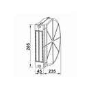 Portos Rolladen Portos Unterputz Gurtwickler 22mm Gurt 12m Aufnahme mit Mauerkasten