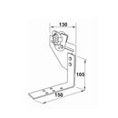 Portos Rolladen Portos Zwischenlager mit zwei Kugellagereinsätzen K-EP