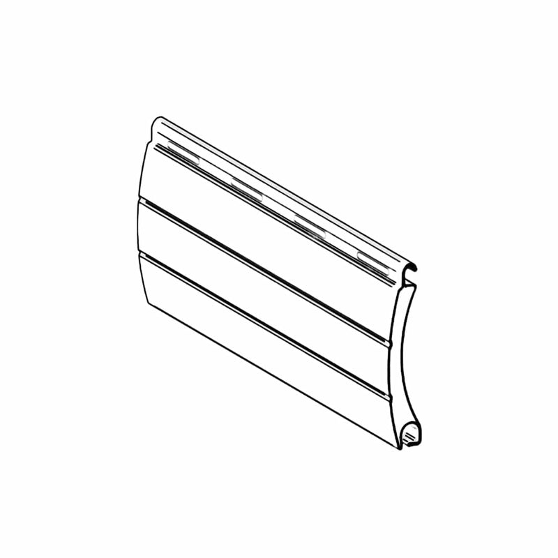 Portos Rolladen Ultraweis / 50cm Portos ALU Rolladenpanzer perforiert PA39