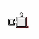 Portos Rolladen Weiss / 100cm Portos Kastenprofil Verbinder NPS-080