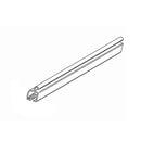 Portos Rolladen Weiß (ähnlich RAL9016) / 50cm Portos Oberprofil PA77 PEG-14