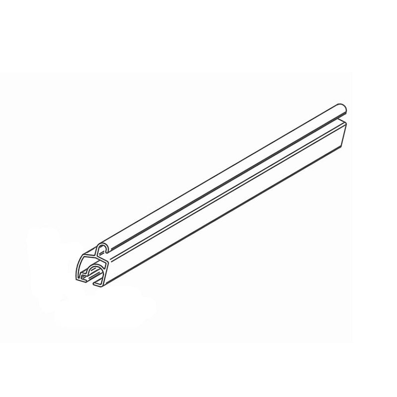 Portos Rolladen Weiß (ähnlich RAL9016) / 50cm Portos Oberprofil PA77 PEG-14
