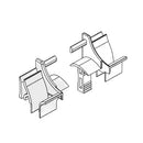 Portos Rolladen Weiss Portos Einlauftrichter mit Insektenschutz SPPM