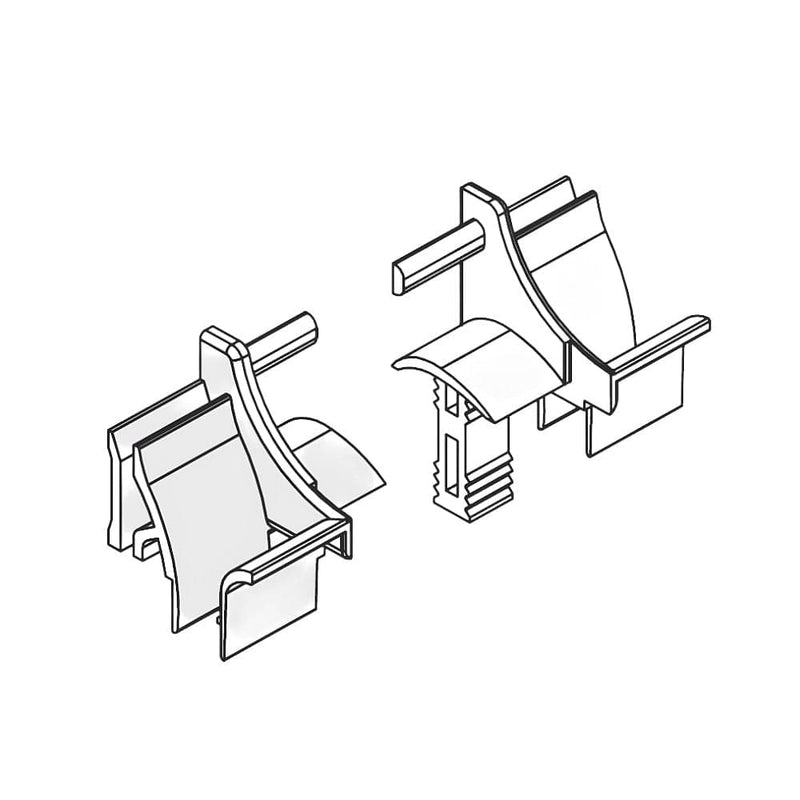 Portos Rolladen Weiss Portos Einlauftrichter mit Insektenschutz SPPM