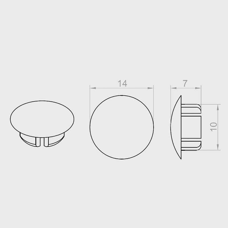 Portos Rollladen Portos Blindstopfen für ALU Führungsschienen Z-PP/PK-XX