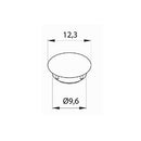 Portos Rollladen Portos Blindstopfen für Führungsschienen Ø12,3