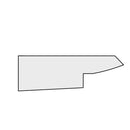 Portos Rollladen Portos TP1000K Styroporeinsatz Dämmung für Rollladenkasten NPW-065