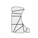 Portos Rollladen Portos TP1000K Styroporeinsatz für Seitenblende NPW-150