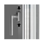 Rehau Fenster Rehau Fenstergriff Linea Kisi mit Kindersicherung Weiss