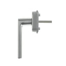 Rehau Fenster Rehau Fenstergriff Linea mit Kindersicherung Silber