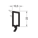 Rehau Fenster Rehau PVC Glasleiste 538510
