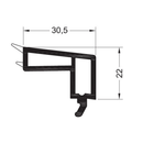 Rehau Fenster Rehau PVC Glasleiste 538530