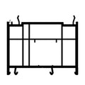 Rehau Fenster Weiss (ähnlich RAL9016) / 100cm Rehau Blendrahmen Verbreiterung 60/80 4K 538065