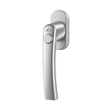 Roto Fenster Roto Fenstergriff RotoLine mit Druckknopf Silber 228140