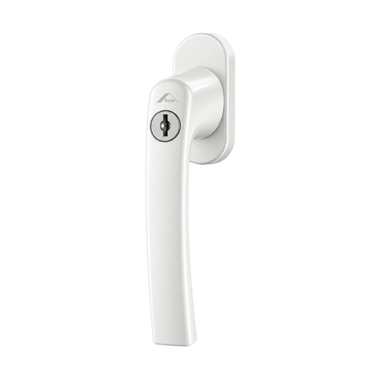 Roto Fenster Roto Fenstergriff RotoLine mit Druckknopf Weiss 228054