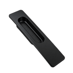 Roto Fenster Roto Patio Lift Griffmuschel Eckig Bautiefe 11mm Schwarz Matt 635155