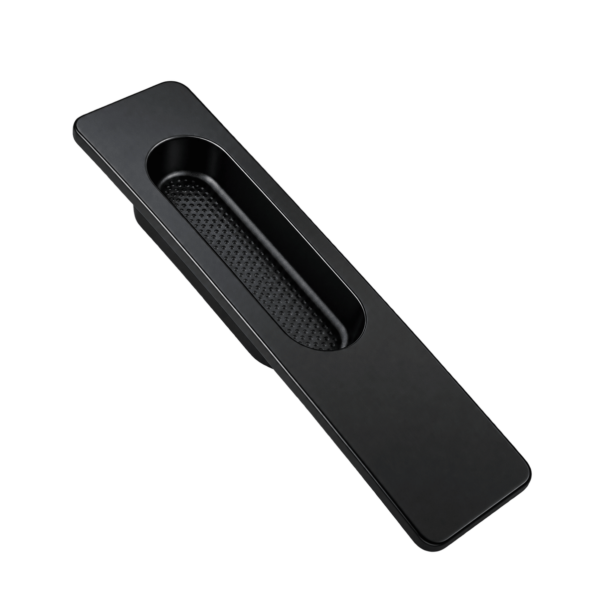 Roto Fenster Roto Patio Lift Griffmuschel Eckig Bautiefe 11mm Schwarz Matt 635155