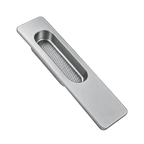 Roto Fenster Roto Patio Lift Griffmuschel Eckig Bautiefe 11mm Silber 635156