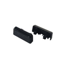 Roto Fenster Roto Wasserschlitzkappen für Kunststofffenster RAL 9005 Tiefschwarz 811426