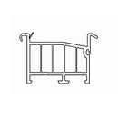 Salamander Fenster 100cm Salamander Fensterbankanschlussprofil Sohlbankprofil 45/30 NP8020