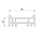 Salamander Fenster Salamander Blendrahmen Verbreiterung 60/20 416157