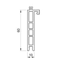 Salamander Fenster Salamander Fensterbankanschlussprofil Sohlbankprofil 60/10 416147/406157