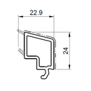 Salamander Fenster Salamander Kunststoff Glasleiste 413307