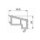 Salamander Fenster Salamander Kunststoff Glasleiste 413313
