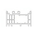 Salamander Fenster Weiss (ähnlich RAL9016) / 100cm Salamander Blendrahmen Verbreiterung 76/40 416167