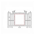 Salamander Fenster Weiss (ähnlich RAL9016) / 100cm Salamander Blendrahmen Verbreiterung 92/60 476170