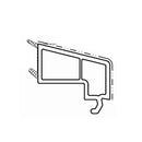 Salamander Fenster Weiss (ähnlich RAL9016) / 40cm Salamander Kunststoff Glasleiste 413313