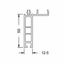 Schüco Fenster Schüco CT 70 Fensterbankanschlussprofil Sohlbankprofil 12,5/50 19214