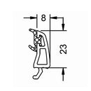 Schüco Fenster Schüco Kunststoff Glasleiste 19699