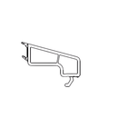 Schüco Kunststoff Glasleiste 19685