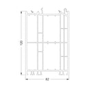 Schüco Fenster Schüco Living Blendrahmen Verbreiterung 120/82 5K 19369